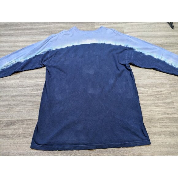 Disneyland California Screamin Adult Large Shirt Blue Tie Dye Vintage Y2K - Picture 5 of 9